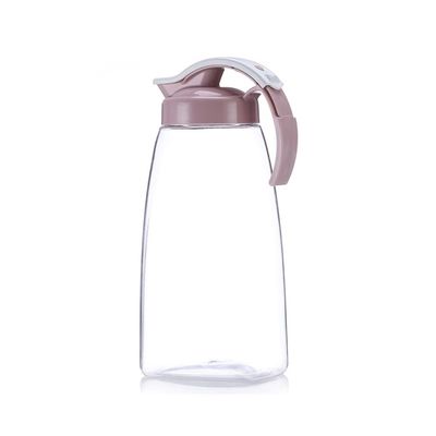 GLigeT Iced Tea Pitcher 2.15L Water Pitcher Plastic Cold and High Temperature Resistant Large-Capacity Fruit Juice Jug Household Cooler Teapot Bottle Drinkware Water Jug(Pink)