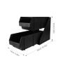Black Plastic Straw Storage Rack for Cafe and Restaurant Counter Use view 2