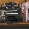 Black Plastic Straw Storage Rack for Cafe and Restaurant Counter Use view 4