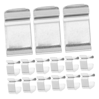 DIYEAH 50pcs Adaptable Outdoor Light Hooks Metal Clips for Christmas Lights Gutter Guards Patio Garden Terrace Deck Decor