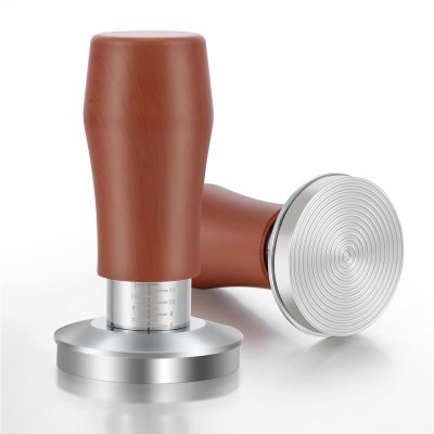 51 / 54mm Coffee Tamper, Dual Spring Consistent Pressure Tamper with 3 Threaded Bases and 3 Spring, 304 Stainless Steel Barista Kit for Espresso Machine (54 mm)