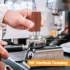 51 / 54mm Coffee Tamper, Dual Spring Consistent Pressure Tamper with 3 Threaded Bases and 3 Spring, 304 Stainless Steel Barista Kit for Espresso Machine (54 mm) view 4
