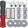 15 Packs Accessories Kit Compatible with Roborock Qrevo Curv/Qrevo Edge,Q Revo Curv Q Revo Edge Vacuum Cleaner, Include 1 Main Brush,4 Mop Clothes, 2 Hepa Filters,4 Side Brush and 4 Dust Bag view 1