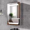 304 Stainless Steel Medicine Cabinet, Bathroom Mirror Cabinet with 3 Layers Storage, Wall Mounted Bathroom Vanity, Above Toilet Storage Cabinet, for Dormitories, Kitchen,Silver50*13 * 70Cm view 3