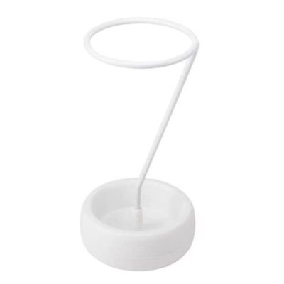 Umbrella Rack Metal Umbrella Stand Modern Fashion Loft Umbrella Holder Nordic Design Home Hotel Plastic PP Base Umbrella Rack Hotel (Color : Blanc)