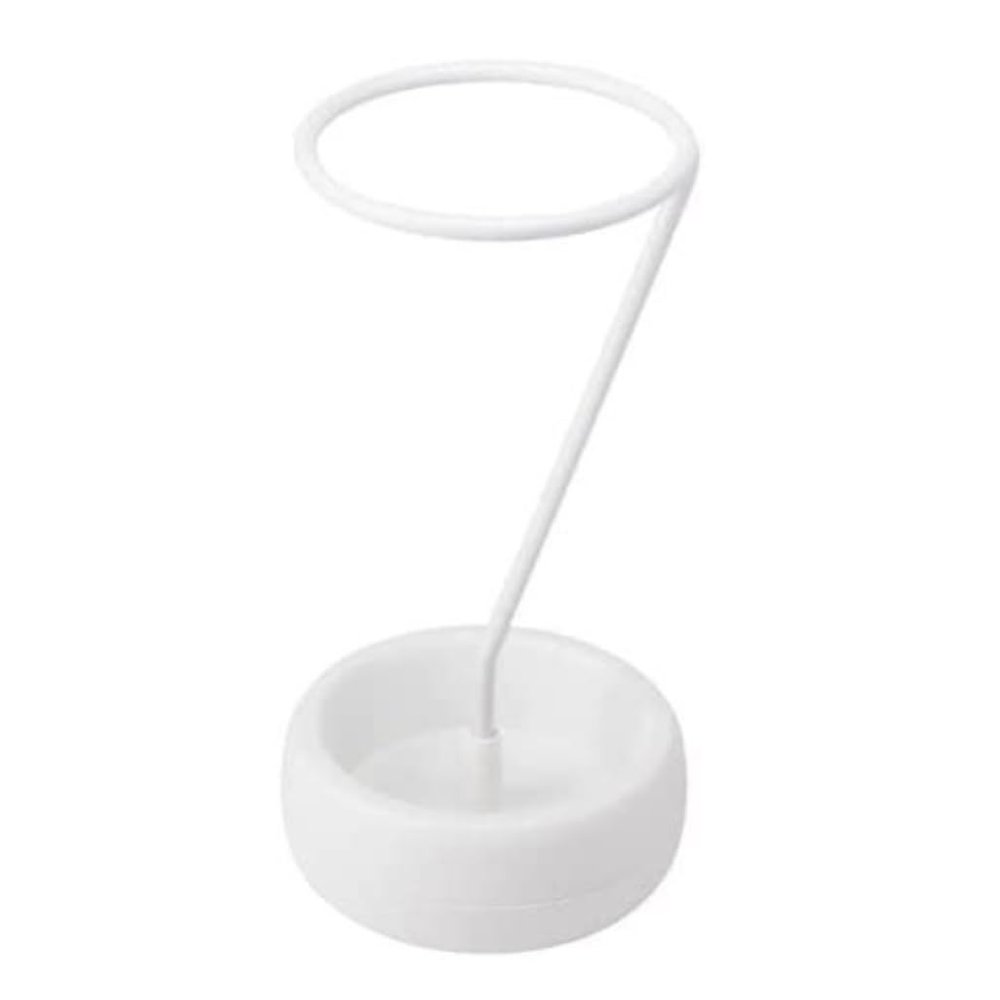 Umbrella Rack Metal Umbrella Stand Modern Fashion Loft Umbrella Holder Nordic Design Home Hotel Plastic PP Base Umbrella Rack Hotel (Color : Blanc)