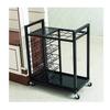 POLGDW Umbrella Rack Umbrella Stand with Drip Tray Umbrella Rack Drain Shelf Lobby Home Umbrella Shelf Office Storage Hanging Umbrella Holder Hotel (Color : Noir, Size : 50 * 28 * 60cm) view 1