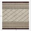 Kilim Area Rug 9' Square Hand Block Printed Cotton Dhurrie Maroon Black Geometric Design Hand Surface Wash 0.19" Thick Handmade Boho Indoor Outdoor Use Flatweave Rugs for Hall Room,Dining Room,Patio view 3