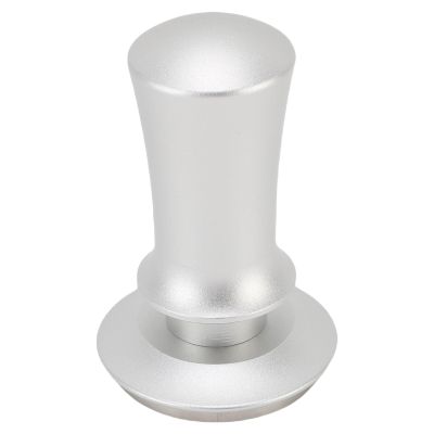 51mm Coffee Tamper 304 Stainless Steel Automatic Calibrated Coffee Ground Tamper Tool with Scale for Cafe Home, Coffee Tamping Tool, Coffee Tamp Tool, Coffee Tamper (Silver)