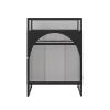 FYorbitH Sweeper Robot Storage Cabinet Sweeping Organizer Stone Household Cabinet Storage Cabinet Sweeping Robot Shelf Pantry Cabinet TV Sideboard Sweeper Organizer view 1