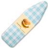 BNDX 18"x49" Ironing Board Cover for Laundromats Aqua Plaid Pattern, Thick Padding with Bongee Cord & Dual Buckles, Stain & Scorch Resistant, Easy Fit view 1