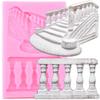 3D Craft Staircase Railing Silicone Molds Cake Border DIY Cake Decorating Tools Clay Candy Chocolate Gum Paste Molds view 1