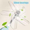 Air Conditioner Deflector, Bedroom Anti-Direct Blowing Suction Cup Wind Guide Fan, Adjustable Suction Deflector Fan, 360Adjustable Angles Air Conditioning Guide Wind Direction Baffles(Yellow) view 2
