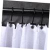SAFIGLE 12pcs Shower Curtain Hooks Curtain Holdbacks for Bathroom Kitchen and Bedroom Sturdy Material Convenient to Use Built view 4