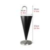 GGGUOJINN Umbrella Stand Creative European Style Umbrella Stand Rack Round Luxurious Umbrella Holder for Hotel Lobby 30 30 63cm. (Color : Red) (Black ) view 2