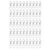 100Pcs Versatile Key Rings Hooks Keychain Making Set Swivels Lobster Clasps and Rings Metal Craft Clip view 1