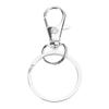 100Pcs Versatile Key Rings Hooks Keychain Making Set Swivels Lobster Clasps and Rings Metal Craft Clip view 4