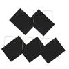 5 Piece Wooden Hanging Chalkboard Signs for Notes and Display view 1