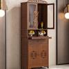 Topjia Altar Cabinet Household Worship Table,Buddha Niche Chinese Cabinet for God of Wealth,Meditation Prayer Tables,Simple Modern Buddhist Cabinets(52cm/20in, B) view 1