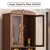 Topjia Altar Cabinet Household Worship Table,Buddha Niche Chinese Cabinet for God of Wealth,Meditation Prayer Tables,Simple Modern Buddhist Cabinets(52cm/20in, B) view 4