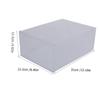 CAXUSD 6pcs Plastic Clamshell Shoe Storage Boxes for Sneakers view 2