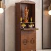 Topjia Altar Cabinet Household Worship Table,Buddha Niche Chinese Cabinet for God of Wealth,Meditation Prayer Tables,Simple Modern Buddhist Cabinets(52cm/20in, A) view 1