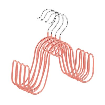 4PcsDrying Shoes Rack Stainless Steel Holders Space Saving Shoes Hanger for Dry Your Shoes Home Storage Organizer(Pink)