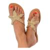 2025 Beach Flip Flops for Woman, Women's Starfish Flat Sandals Open Toe Slide Fashion Slip-on Slides Bohemian Flats Summer Thong andals for Women Dressy Comfortable Wide Width Platform view 1