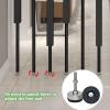 YUGXTH Wall Partition Column, 8 Pack Floor to Ceiling Wall Post Partitions, Room Separation Deviders Post, Privacy Screens Columnar, Versatile Space Separator, for Home Office(White,165cm/64.9in/5.41f view 4