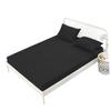 Waterproof Mattress Protector Cover, Machine Washable, 150x200x30cm Black view 2