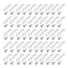 Pilipane Mounting Clips Holder LED Rope Light Clips Holder Portable Light Clips Holder with Screws for Outdoor Weddings Terraces Plastic Stainless Steel 50Pcs view 1