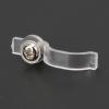 Pilipane Mounting Clips Holder LED Rope Light Clips Holder Portable Light Clips Holder with Screws for Outdoor Weddings Terraces Plastic Stainless Steel 50Pcs view 3