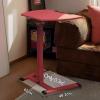 Foldable Bed Table Tray for Eating and Laptop Adjustable Height Bed Tray Table with Wheels Reversible Bed Side Tables for Home and Office Load Capacity 30kg(Green) view 3