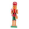 HAKIDZEL 1pc Wooden Gingerbread Nutcracker Decoration for Xmas Party Scene Christmas Ornament Festive Gingerbread Man Decor for Home Office and Holiday Celebrations view 1