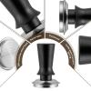 24pcs Espresso Accessories Kit, Espresso Tools Set for Coffee Machine, Spring-Loaded 304 Stainless Steel Base 30lbs Coffee Calibrated Tamper Tools for Enjoying cafes Home Office hotels(58mm) view 2