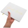 DIYEAH Wedding Guest Book with Pen Elegant Keepsake for Wedding Reception Shower Anniversary Birthday Parties Durable Cover Ample Writing Space for Cherished Memories view 4