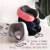 Ergonomic Memory Sponge U-Shaped Travel Pillow, Double Sided Neck Support Pad, Suitable for Comfortable Sleep(Blue) view 2