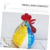 OUNONA Crystal Glass Chicken Decoration Statue for Desktop Realistic Bird Figurine Home Decor Ornament view 4