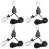 Outanaya Adjustable Grow Light Hangers 1/8 Inch Plant Light Pulley Hook Ropes for Indoor Gardening Random Piece Set Easy Installation view 1