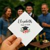 Personalized Graduation Napkins 2025, Custom Graduation Party Decorations For Table, Class Of 2025 Grad Napskin Cocktail, Graduation Gifts, Congrats Grad, Elegant Luxury 3 view 1
