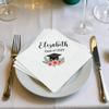 Personalized Graduation Napkins 2025, Custom Graduation Party Decorations For Table, Class Of 2025 Grad Napskin Cocktail, Graduation Gifts, Congrats Grad, Elegant Luxury 3 view 3