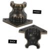 COHEALI 4Pcs Antique Metal Box Legs Olive Protectors for Furniture Alloy Feet for Jewelry Wood Cases Easy Installation Stable Support for Dresser Couch view 3