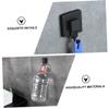 NUOBESTY 2pcs Reusable Cup Hook for Bathroom Kitchen Strong Vacuum Towel Holder No-Drill Coat Hook for Non-Porous Black Stainless Steel view 3