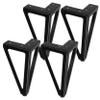 LIFKOME 1set Metal Sofa Feet Sleek Replacement Legs for Furniture Heavy Duty Support for Sofa Cabinets and Tables Modern Design Matte view 1