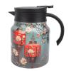 1000ml Tea Thermo, Vintage Teapot with Infuser, 316 Stainless Steel Thermal Hot Coffee Pot Hot Beverage Dispenser Insulated Teapot with Lid for Home Kitchen Office view 3