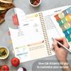 Recipe Book to Write in Your Own Recipes  Blank Recipe Book Cookbook, Hardcover Recipe Notebook Recipe Journal Hold 175 Pages Recipes with Tab Sticker, Spiral-Bound Durable Kitchen Gift, 7.5"*10" - Pink view 3