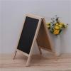 88JUNYh Double-Size Mini Chalkboard Set - Wood Framed Message Displays with Easel Stand Chalk Board Sign Board view 2