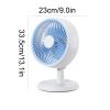 BMXCY Plug-in Desktop Fan Three-Speed Desktop Fan Automatic Oscillating Desktop Fan Desktop Fan with Remote Control view 2