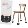 Uonlytech 4pcs Sofa Legs Replaceable Furniture Legs Wood Stool for Modern Dresser view 3
