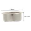 TEHAUX Stainless Steel Espresso Filter Basket Coffee Machine Filter for Home Brewing Easy to Use present for Coffee Lovers view 2